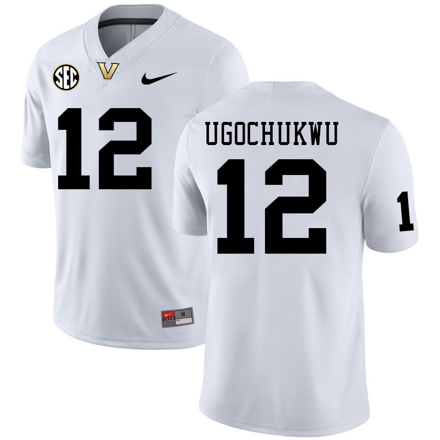 Vanderbilt Commodores #12 Jeffrey Ugochukwu College Football Jerseys Sale Stitched-White